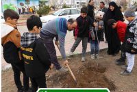 تداوم طرحهای درختکاری کانون پرورش فکری کودکان و نوجوانان اردبیل